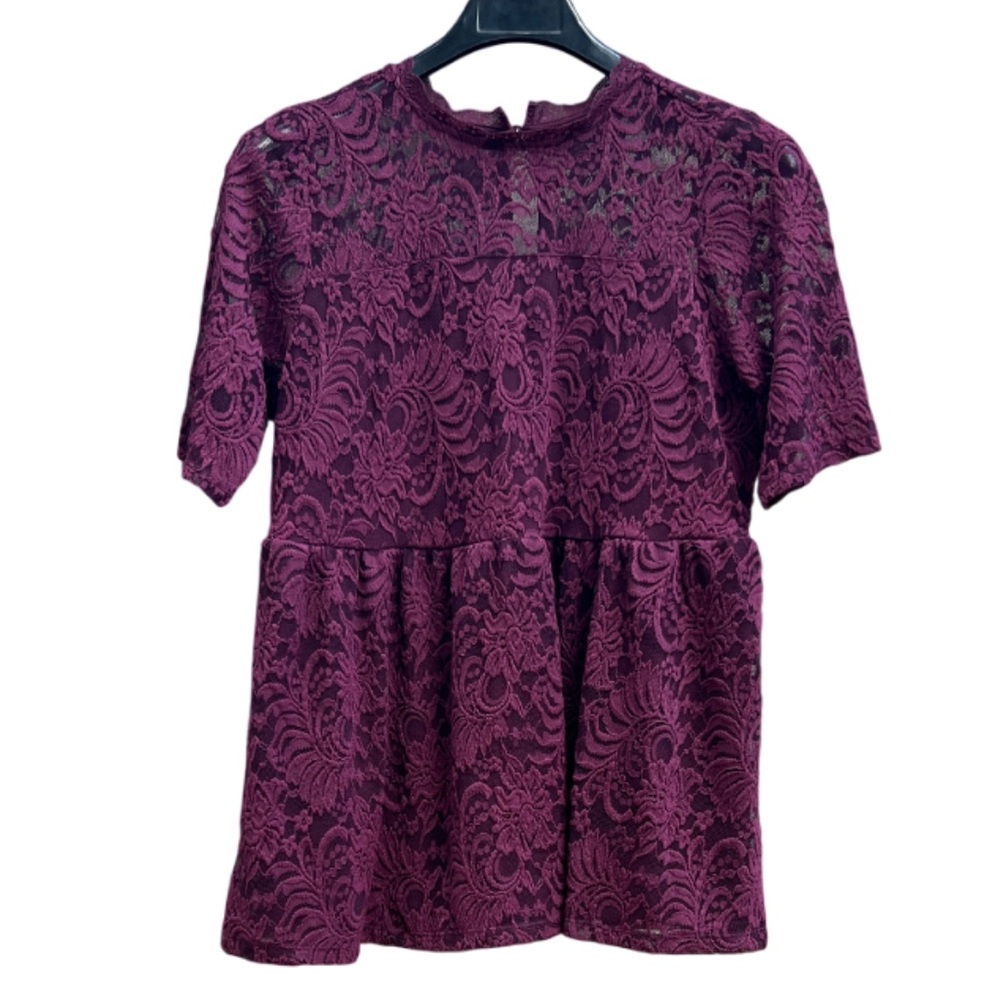 Torrid Purple Lace Blouse
